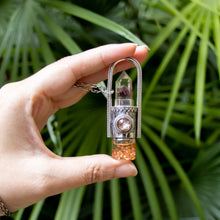 Load image into Gallery viewer, Fountain Sunset Rollerball Necklace Series - Phantom on Floral Pattern