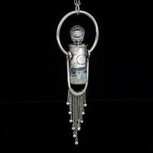 Load image into Gallery viewer, Rollerball Necklace Series - Silver Rutilated Quartz