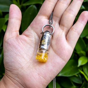 Mini Rollerball Necklace Series - Witch on Earth • Moon • Orbit