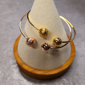 Golden Sphere Bangle