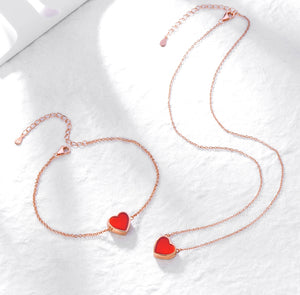 Red Heart Bracelet